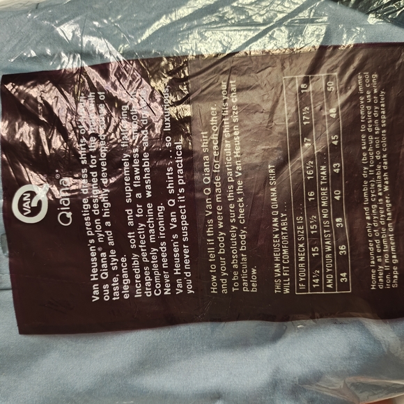 Van Heusen Classic Blue Shirt - Picture 4 of 10